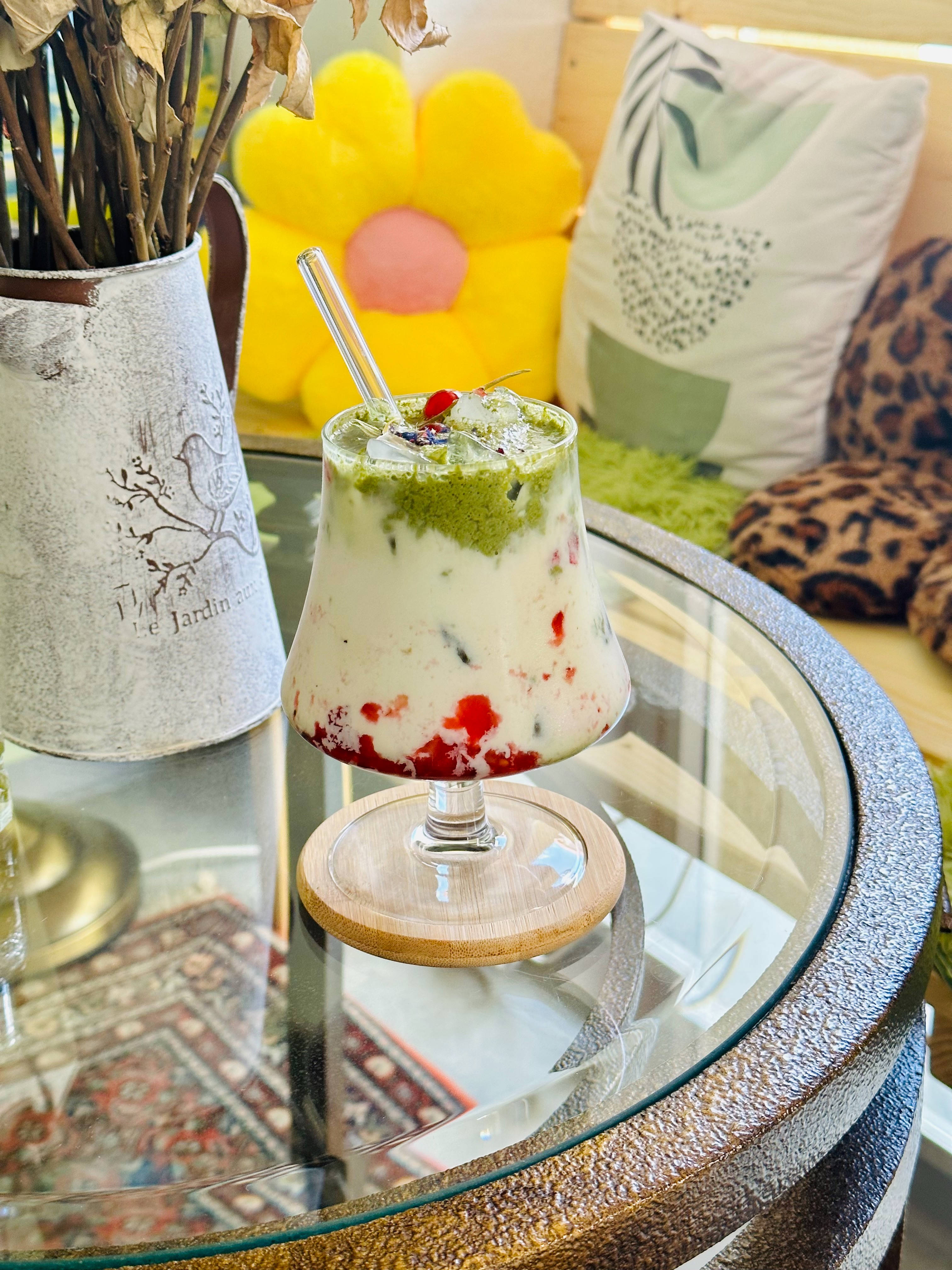 Kreative Matcha-Kreation